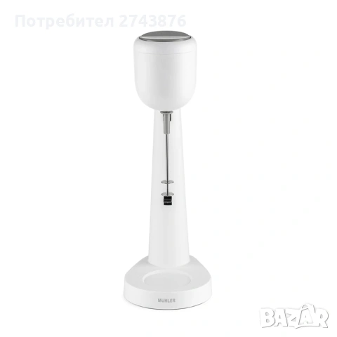 Фрапе миксер стоящ Muhler FMX-277S, 100W, Метална чаша, снимка 4 - Миксери - 44640929