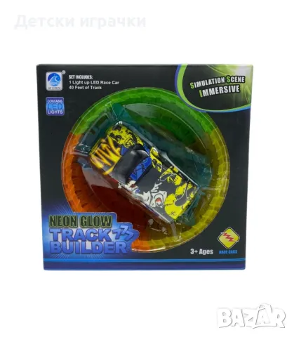 Светеща писта с кола 40 части