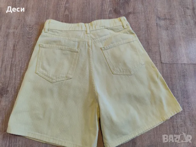 дънкови панталонки с висока талия, снимка 4 - Къси панталони и бермуди - 50179773