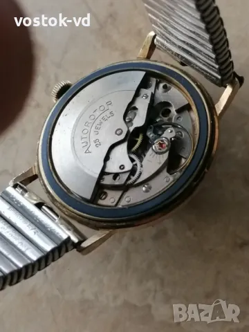 NITAVA AUTOMATIC 25 JEWELS - РАБОТЕЩ , снимка 7 - Антикварни и старинни предмети - 47568939