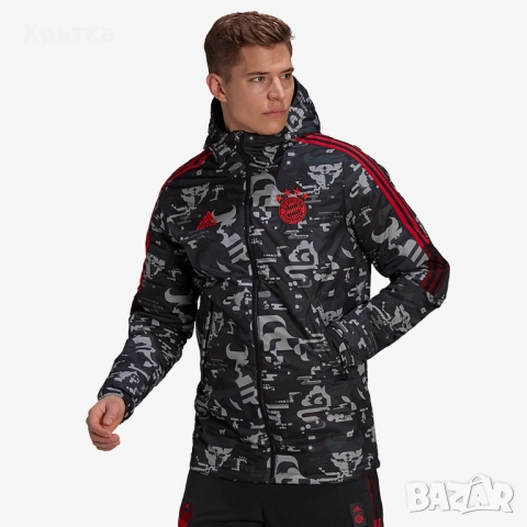 Adidas FC Bayern Munchen - Оригинално мъжко яке размер 2XL