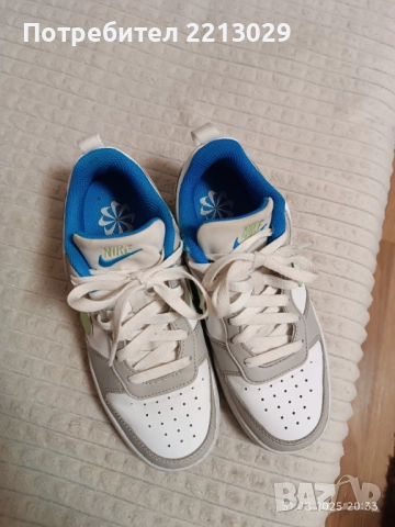 Детски маратонки Nike court borough low , снимка 3 - Детски маратонки - 51555495