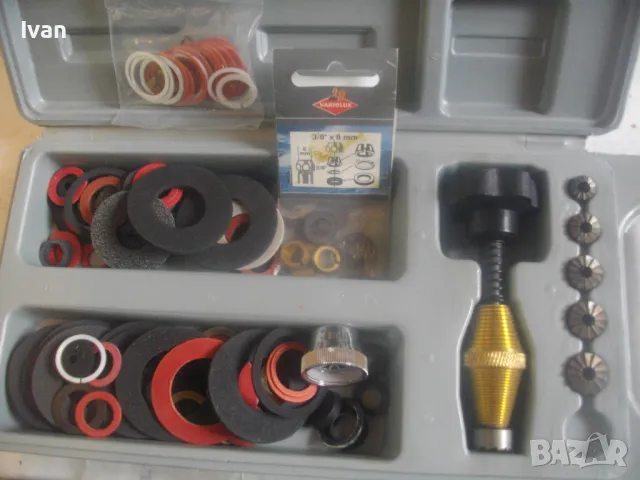 НОВ НЕМСКИ РЕМОНТЕН КОМПЛЕКТ ЗА ВОДОПРОВОДНИ ЧЕШМЕДЖИЙСКИ РЕМОНТИ ЕКСТРАКТОР УПЛЪТНИТЕЛИ 