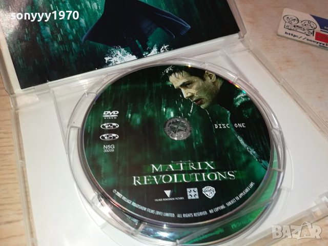 МАТРИЦАТА 2 ДВД ДИСКА 0301241551, снимка 7 - DVD филми - 43641160