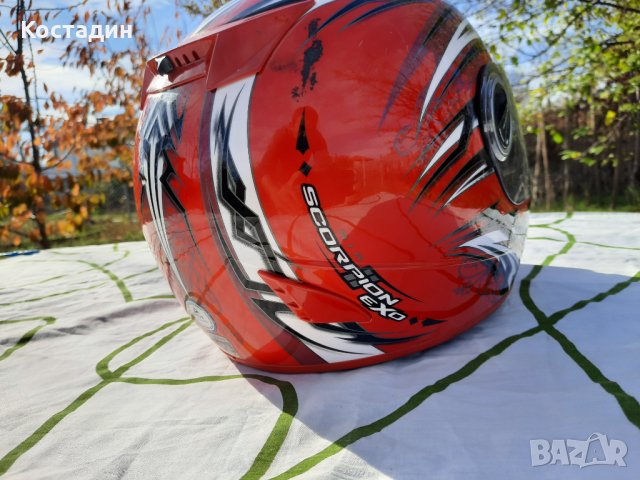 Мото каска SKORPION exo   размер XXL  , снимка 4 - Аксесоари и консумативи - 34971716
