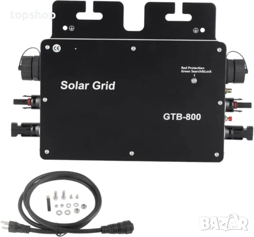 Gtb-800w Микро слънчев инвертор Инвертор за свързване на слънчеви панели GTB 800w, водоустойчив IP65, снимка 5 - Друга електроника - 50577280