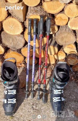 Kомбинирани ски обувки и Телескопични щеки