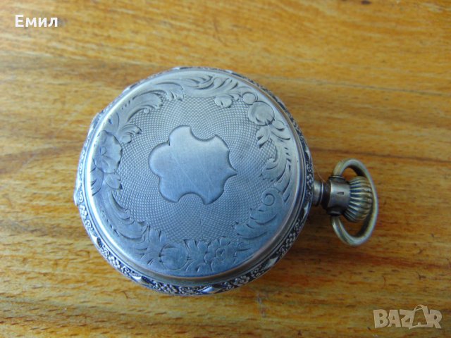 Сребърен корпус с капаци от награден джобен часовник от 1893, снимка 1 - Други - 28254659
