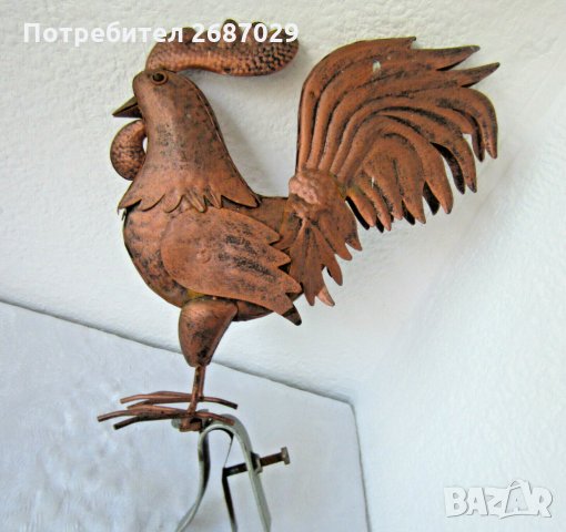 Петел метал, голям, снимка 7 - Декорация за дома - 33490165