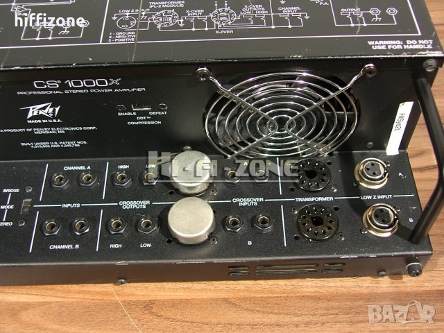 СТЪПАЛО  Peavey cs-1000x , снимка 10 - Ресийвъри, усилватели, смесителни пултове - 43377094