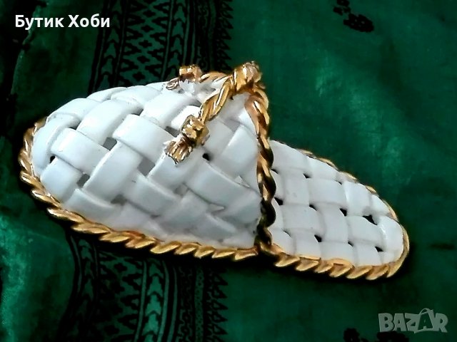  Порцеланова декорация ,,чехъл,, Италия, снимка 1