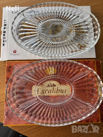 Стъклено плато 2бр