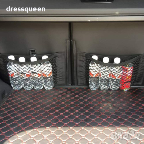 3340 Универсална еластична мрежа органайзер за багажник на автомобил, снимка 4 - Аксесоари и консумативи - 44906596