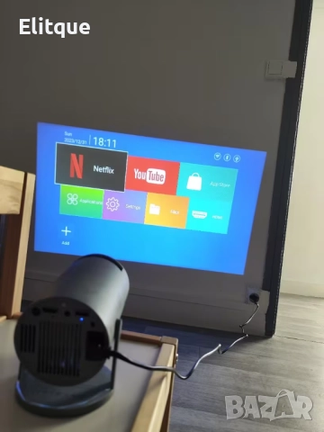 Преносим мини проектор с Android 11 , снимка 2 - Друга електроника - 52909014