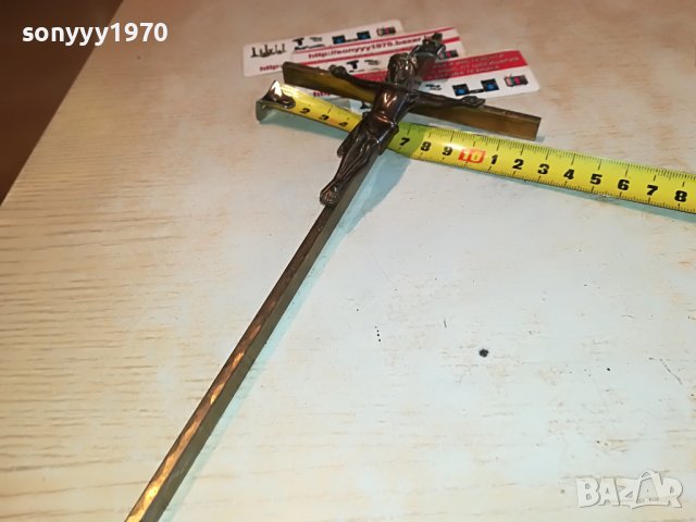 КРЪСТ С ХРИСТОС 1001231209, снимка 7 - Антикварни и старинни предмети - 39252224