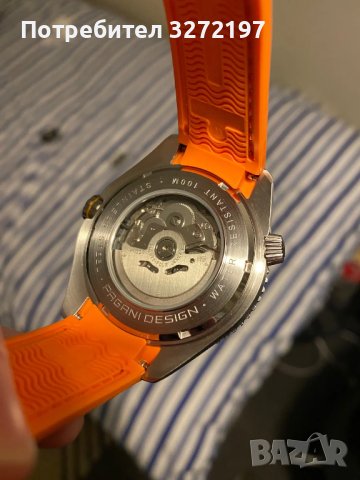 PAGANI DESIGN автоматичен часовник SEIKO NH35,сапфир,неръждаема стомана,водоустойчив,дата,безел , снимка 4 - Мъжки - 43211012
