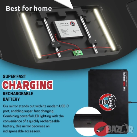 360° огледало - 3-странно огледало за самостоятелно подстригване, снимка 5 - Други стоки за дома - 52585341