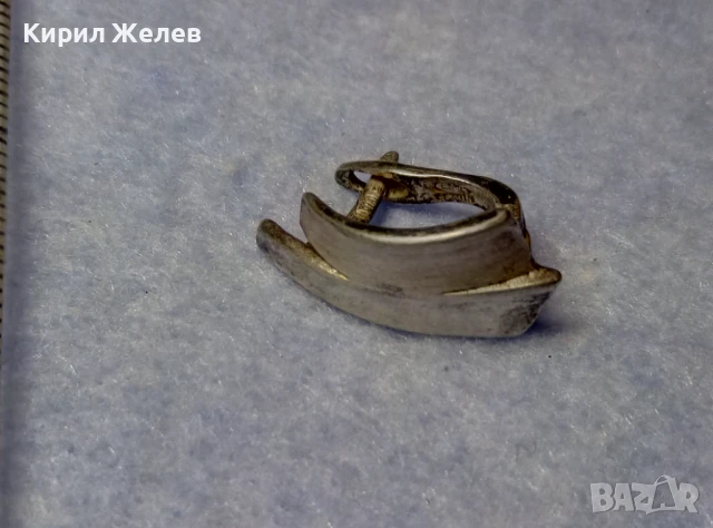 СТИЛНА СРЕБЪРНА ОБЕЦА СРЕБРО 925 с АНГЛИЙСКО ЗАКОПЧАВАНЕ 50191