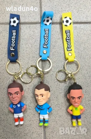 Футболни ключодържатели MESSI,RONALDO,Mbappe-10лв, снимка 3 - Фен артикули - 48267145