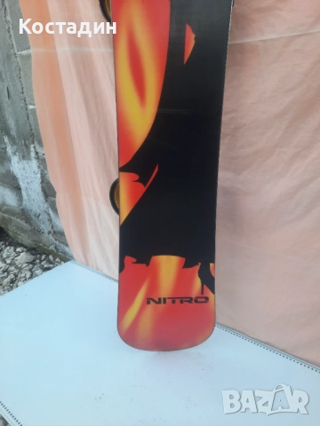 Сноуборд Nitro Black Widow 154см. с автомати , снимка 10 - Зимни спортове - 52442396