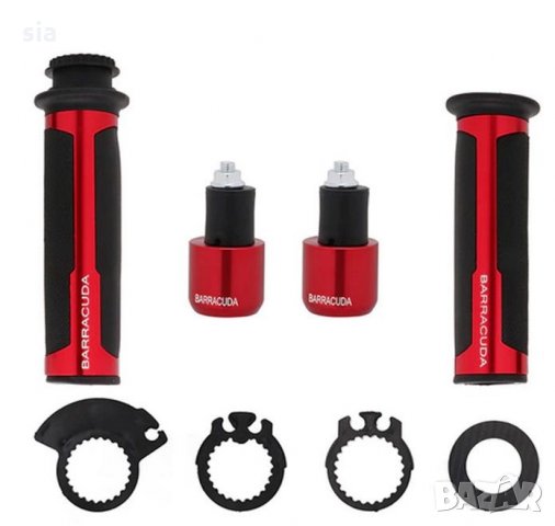 Дръжка за мотоциклет, ръкохватки за мотор, - 281 - червена, снимка 3 - Аксесоари и консумативи - 32456537