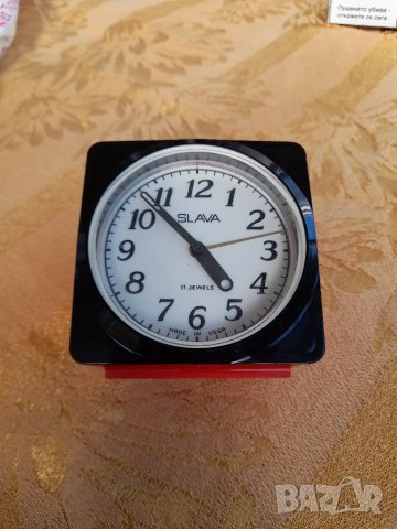 Стар будилник-Слава, снимка 2 - Антикварни и старинни предмети - 32840708