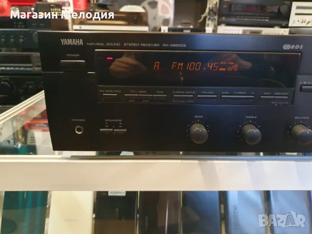 Ресийвър Yamaha RX-395RDS Black Две по 75 вата на 4 ома. В отлично техническо и визуално състояние., снимка 3 - Ресийвъри, усилватели, смесителни пултове - 47859626