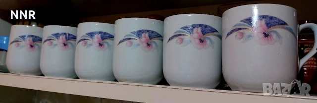 Чаши за чай/кафе/мляко - 6 бр.