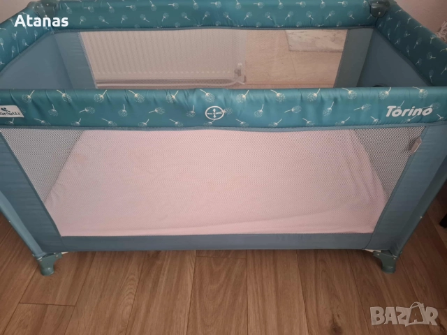 Бебешка кошара Lorelli Torino 1 ниво плюс матрак 