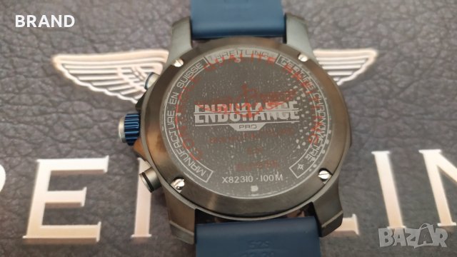 BREITLING ENDURANCE PRO 44мм кварцов с действащ хронограф клас 5А+, снимка 12 - Мъжки - 33307789