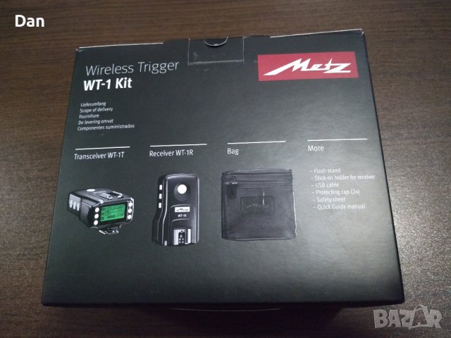 Metz WT-1 Wireless Trigger Kit Nikon / Безжично радио управление на светкавица за с-ма Nikon TTL, снимка 2 - Светкавици, студийно осветление - 37425729