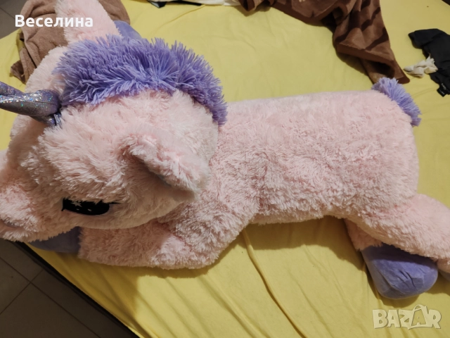 Плюшен еднорог, снимка 4 - Плюшени играчки - 52705758