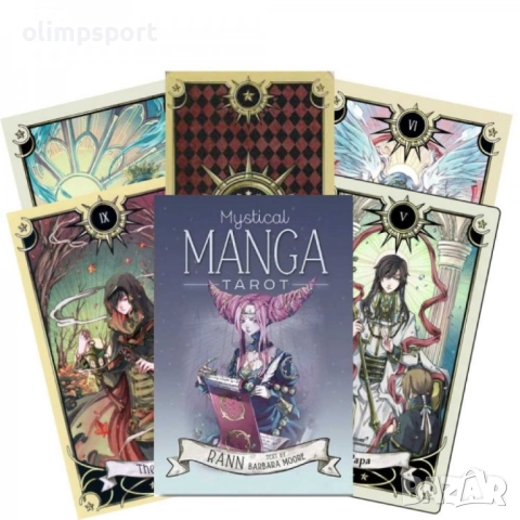 Карти Таро Llewellyn Mystical Manga Kit нови 
