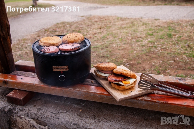 Преносимо барбекю с електрически вентилатор и котлон, снимка 6 - Барбекюта - 36047038