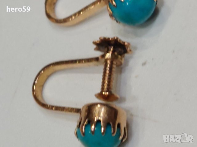 Златни обеци-три броя,злато 14 к., снимка 13 - Обеци - 43491202