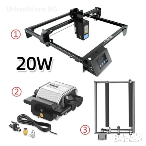 Longer Ray5 20W - Лазерно Гравиране, снимка 2 - Друга електроника - 52596551