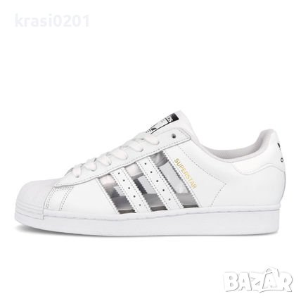 Oригинални кецове на Аdidas Superstar! 36 2/3, естествена кожа, снимка 6 - Кецове - 38774513