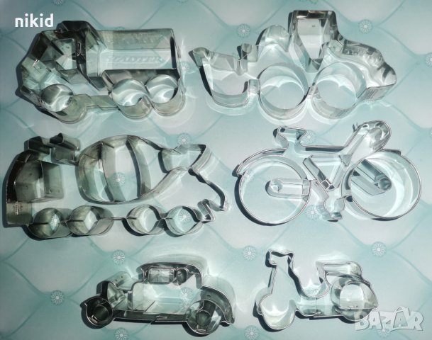 Камион Багер Велосипед колело Превозни средства метална форма резец, снимка 2 - Форми - 35290990