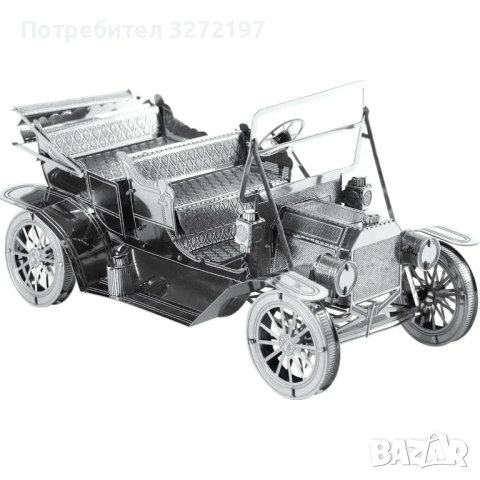 3D лазерно изрязан металeн пъзел ретро автомобил Ford - Направи си сам., снимка 6 - Пъзели - 43157455