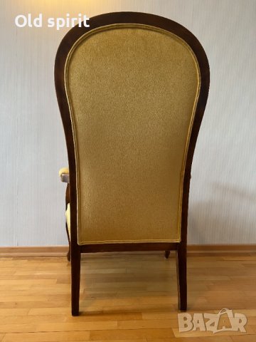 Антикварно кресло ТРАВИАТА, модел „Волтер“, снимка 5 - Антикварни и старинни предмети - 43355956