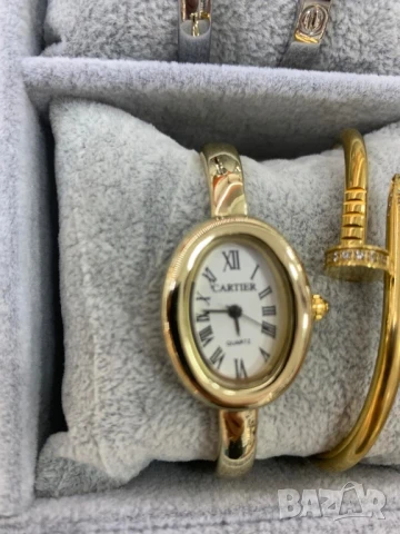 часовник и гривна cartier , снимка 2 - Дамски - 51026866