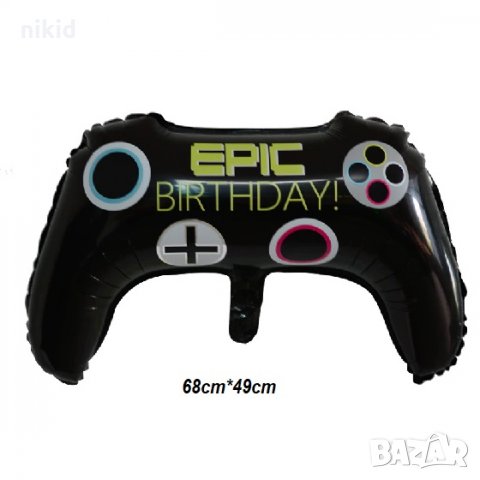 Джойстик конзола фолио фолиев балон хелий или въздух парти рожден ден