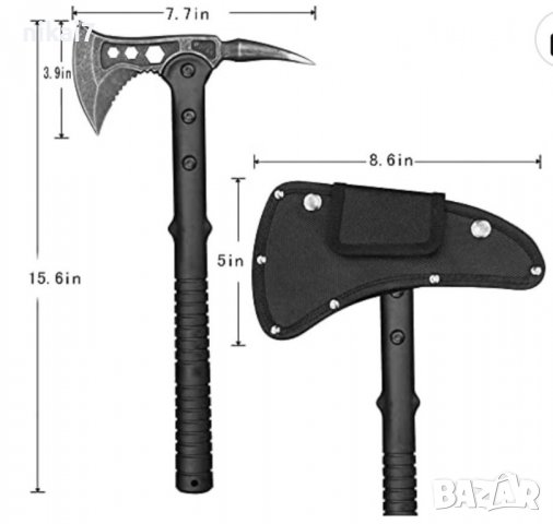 SOG INDIAN TOMAHAWK SPIKE туристическа брадва калъф здрава и ефективна, снимка 7 - Ножове - 39118689