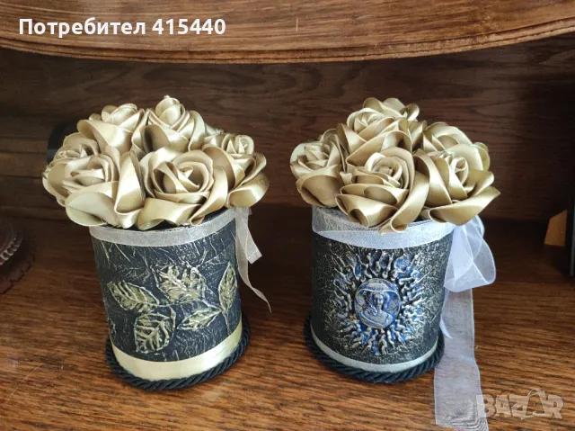 Сатенени рози