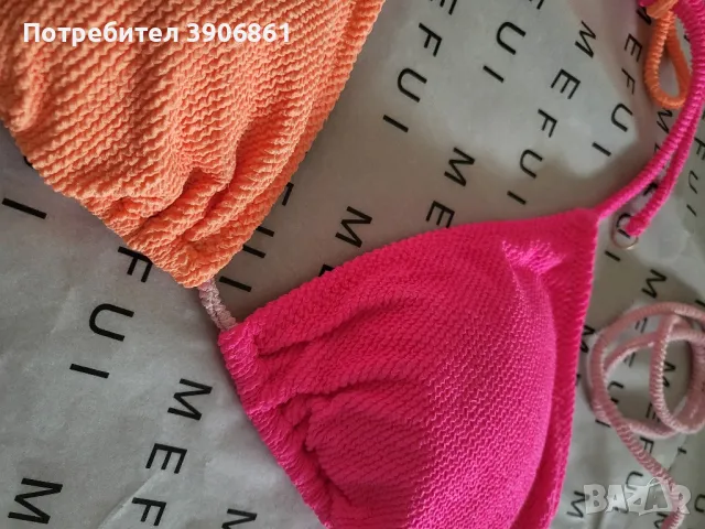 Италиански бански от две части тип триъгълник , снимка 5 - Бански костюми - 49456087