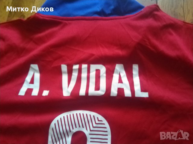 Футболна тениска на Чили Артуро Видал №8 размер М, снимка 8 - Футбол - 40000133