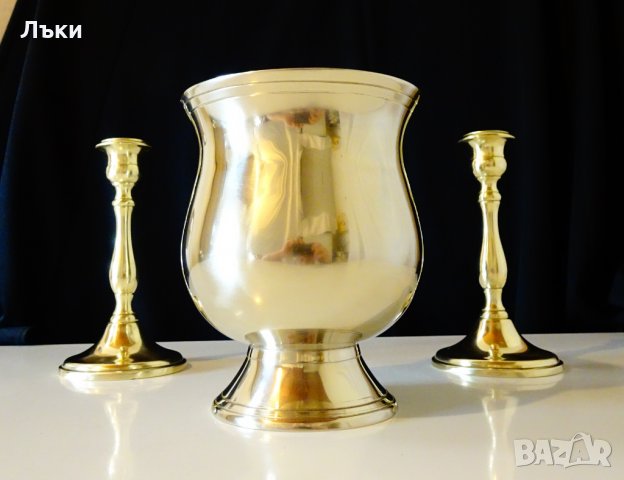 Величествен бронзов бокал,чаша,халба 800 мл. 