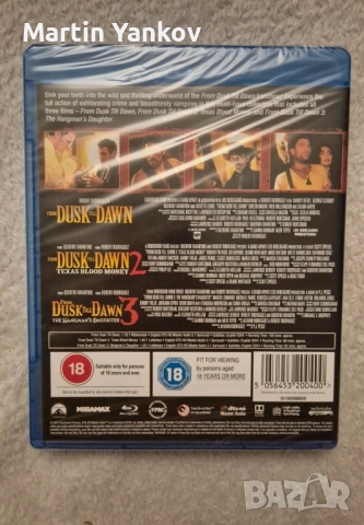 From Dusk Till Dawn trilogy blu ray здрач до зори трилогия блу рей, снимка 2 - Blu-Ray филми - 52429279
