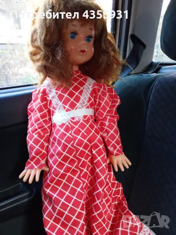 стара руска кукла Нина старинна кукла ссср, снимка 2 - Антикварни и старинни предмети - 49644451