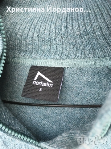 Пуловер поло 100% вълна, С, снимка 5 - Блузи с дълъг ръкав и пуловери - 53156168